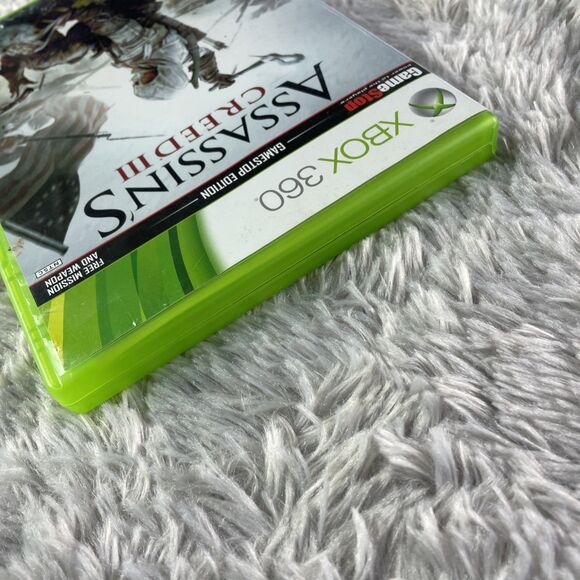 Assassin's Creed III Gamestop Edition (Microsoft Xbox 360, 2012) Complete CIB - Picture 10 of 10